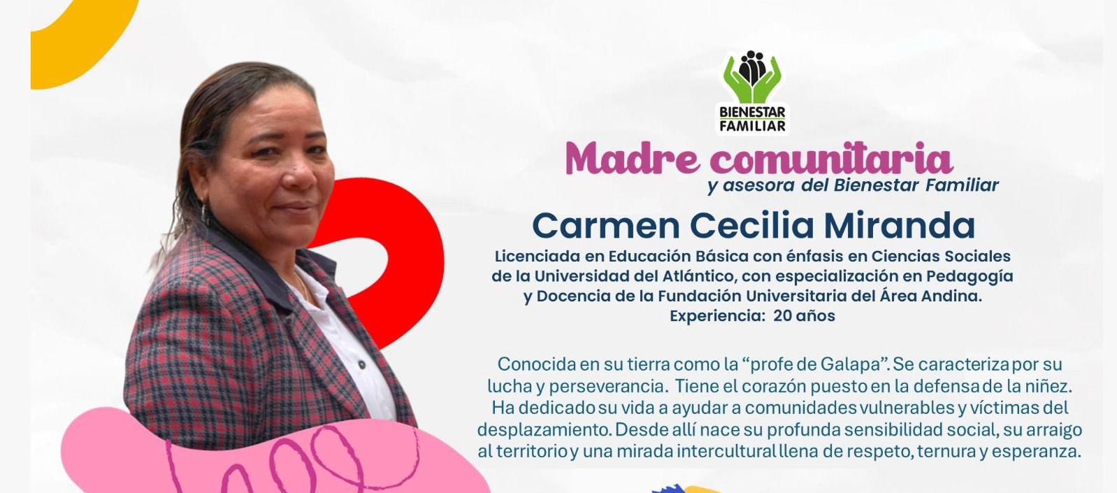 Carmen Cecilia Miranda.