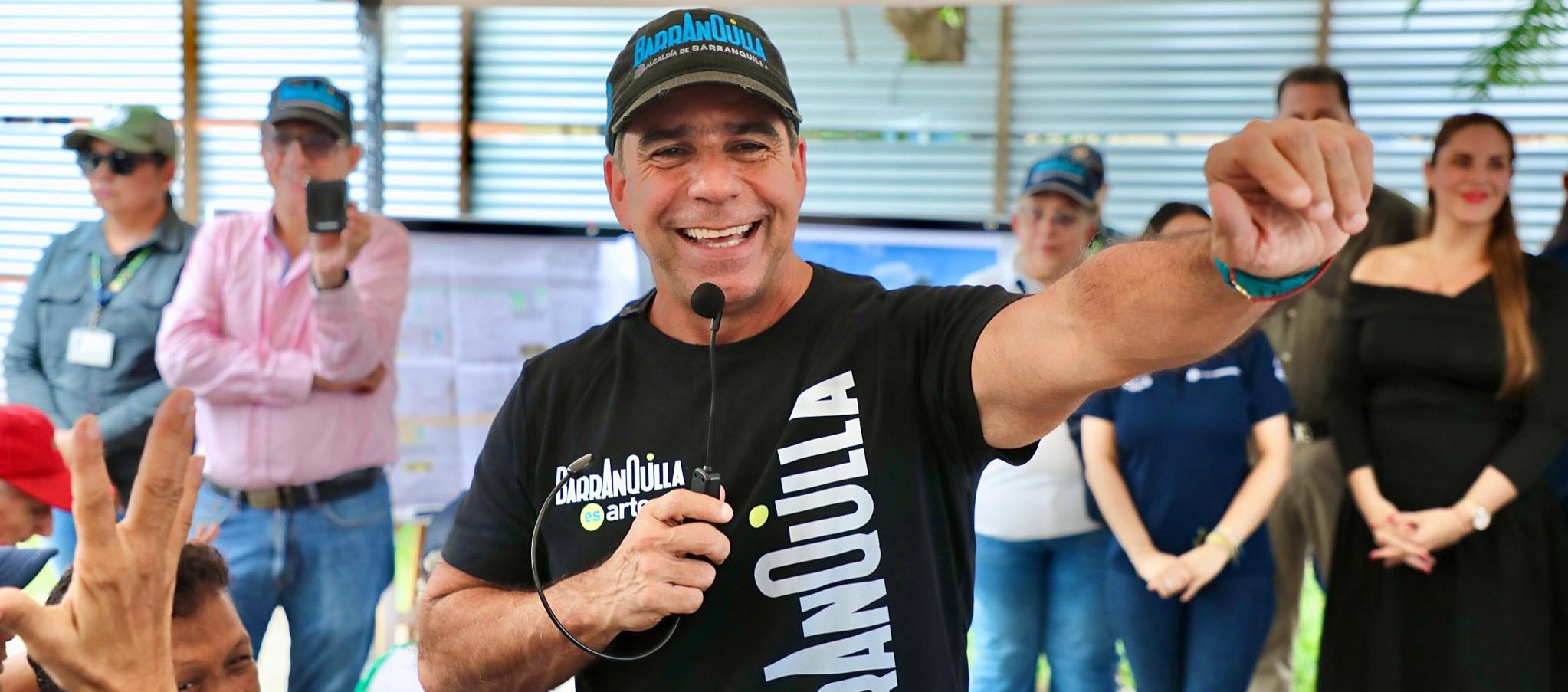 El Alcalde de Barranquilla, Alex Char.