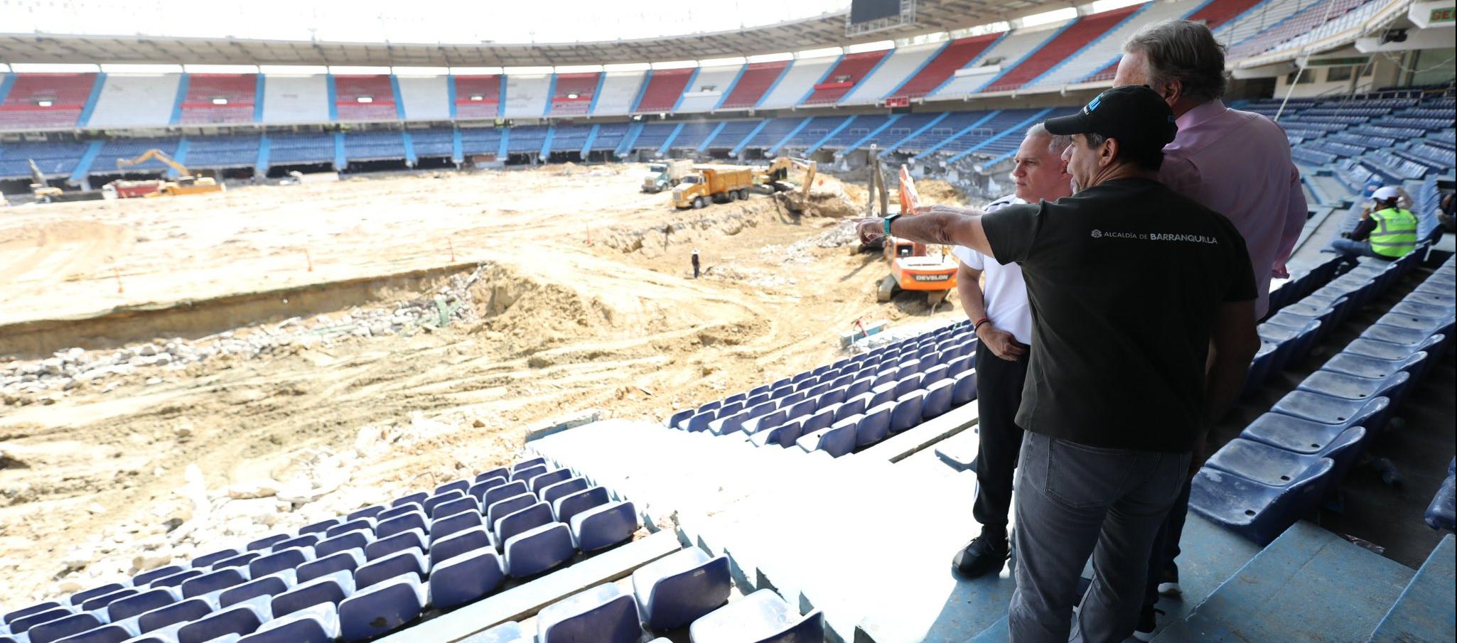 El Alcalde Char junto a Ramón Jesurun, presidente de la FCF.