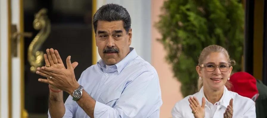 Nicolás Maduro y su esposa Cilia Flores.