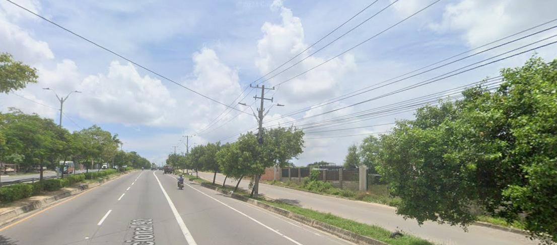 Zona donde se registró el ataque sicarial.