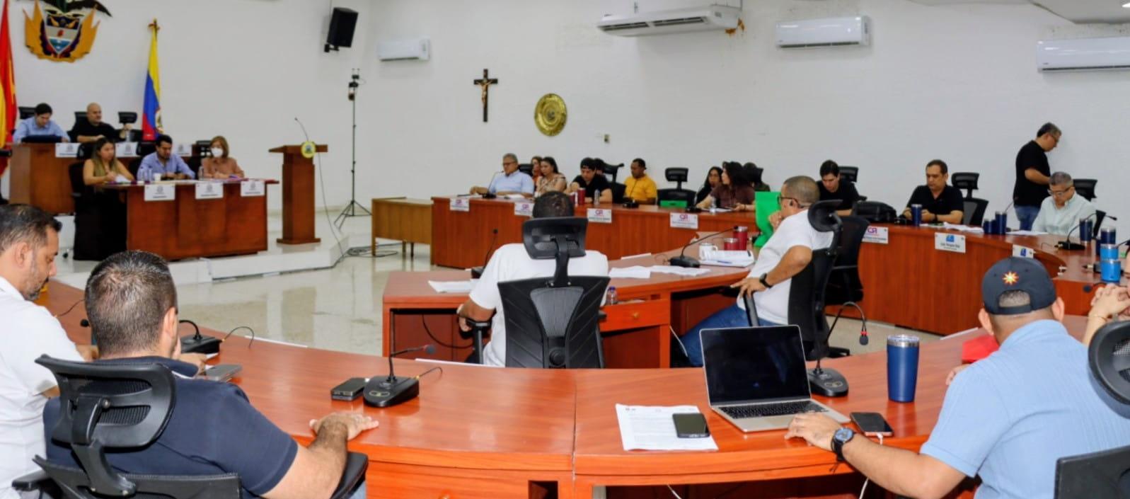 Sesión del Concejo de Barranquilla de este martes.