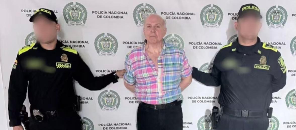 Jorge Aníbal Visbal Martelo tras ser capturado por la Policía. 