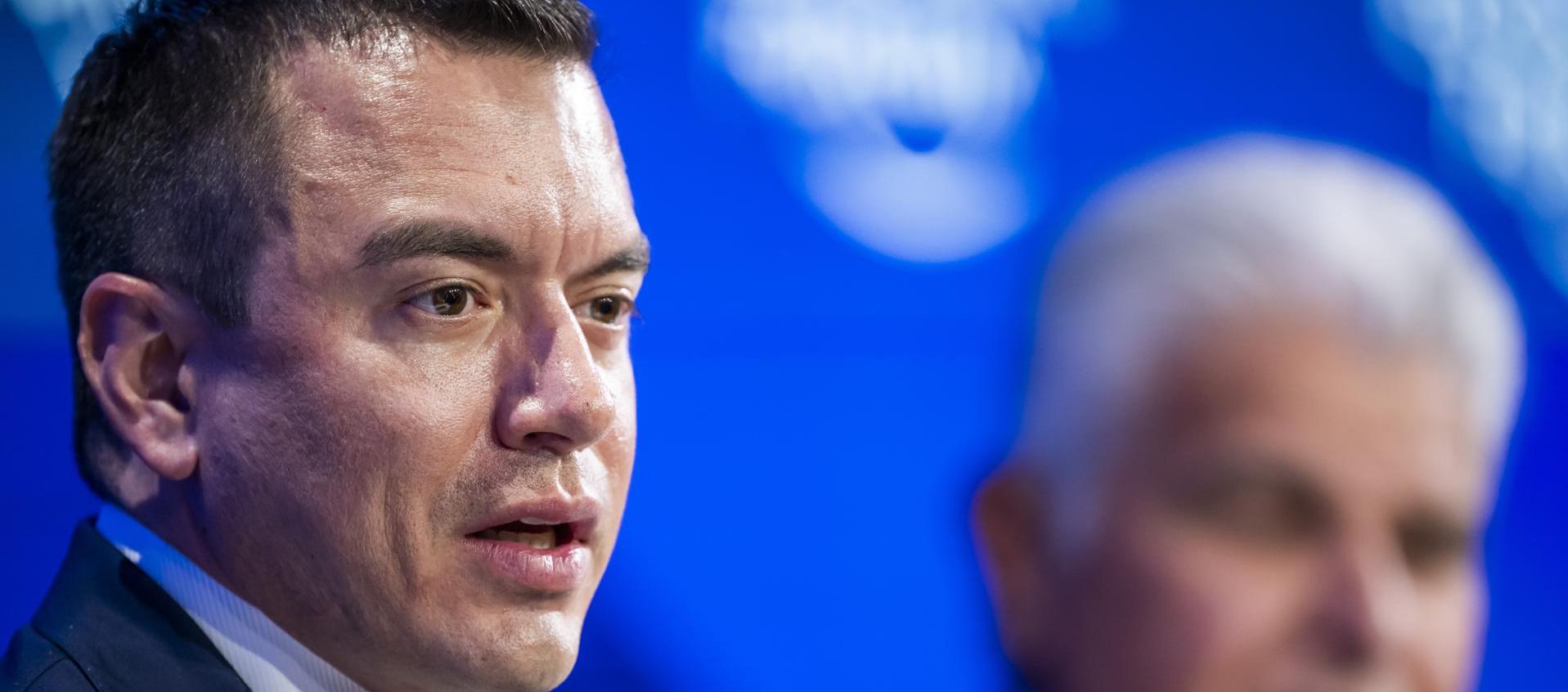 Daniel Noboa, presidente de Ecuador. 