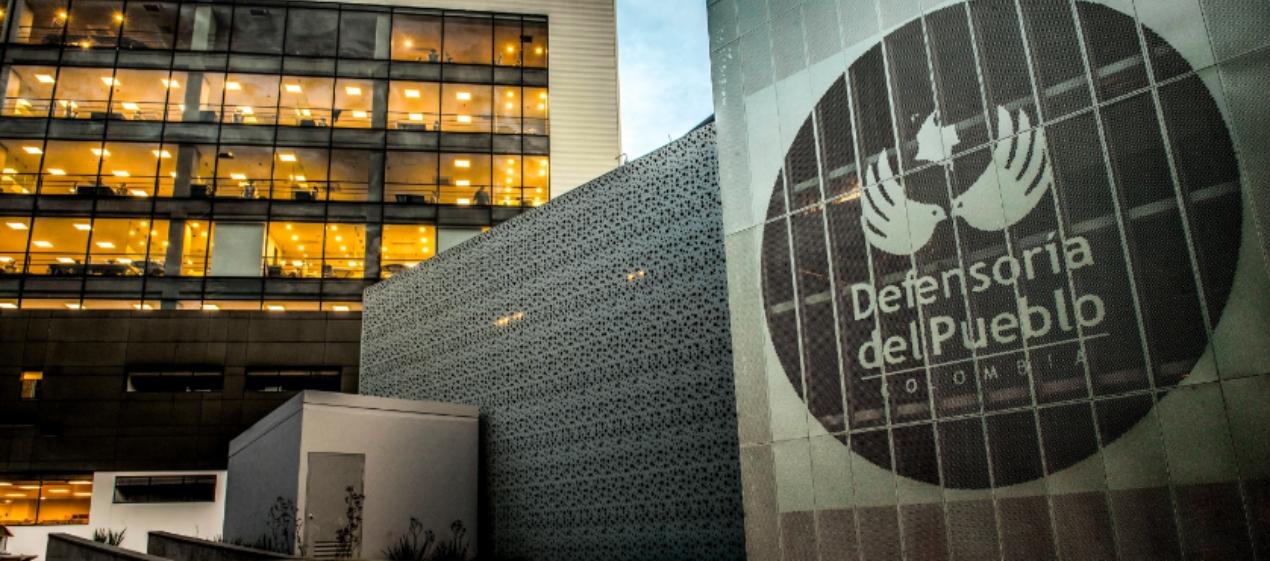 Sede de la Defensoría del Pueblo, en Bogotá. 