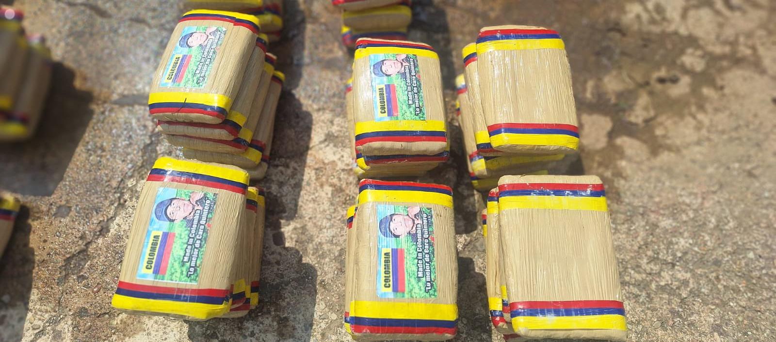 Droga incautada en el Darién