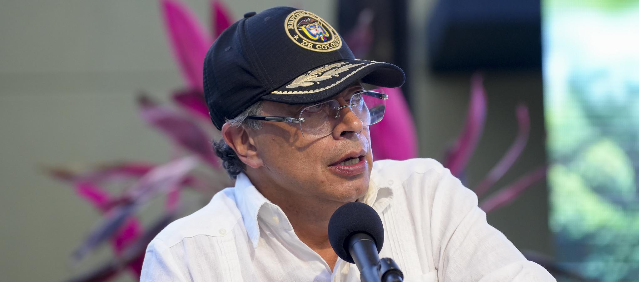 El Presidente Gustavo Petro.