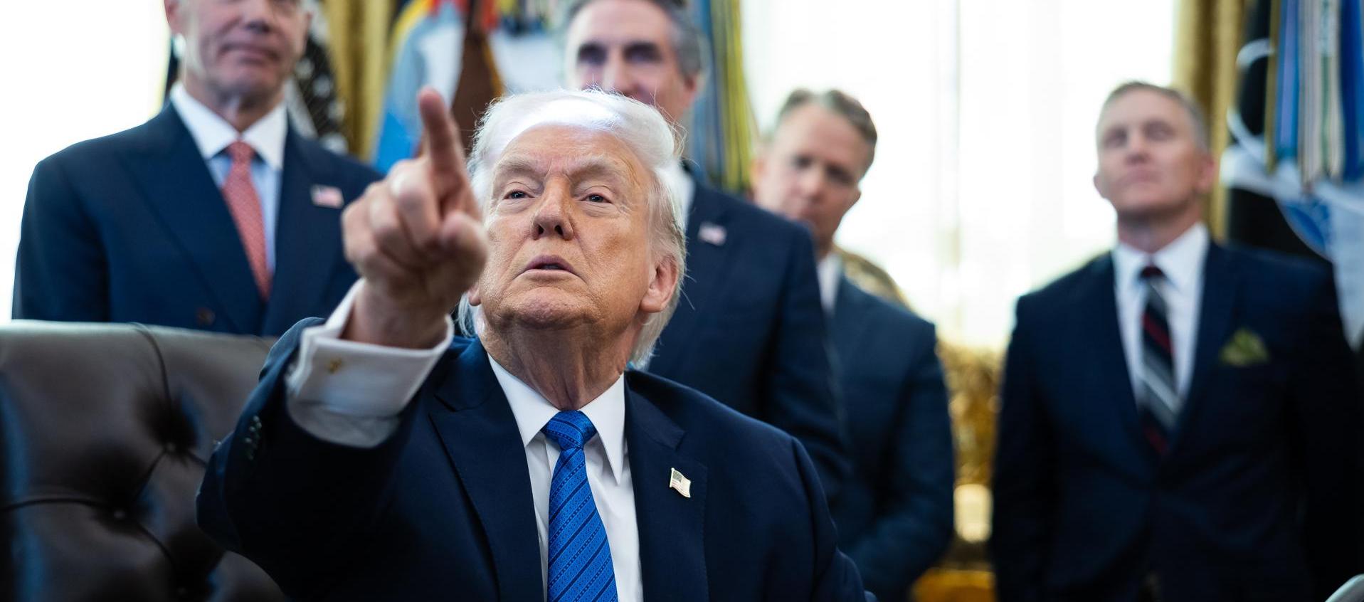 El Presidente de Estados Unidos, Donald Trump.