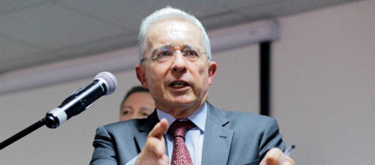 El expresidente Álvaro Uribe.