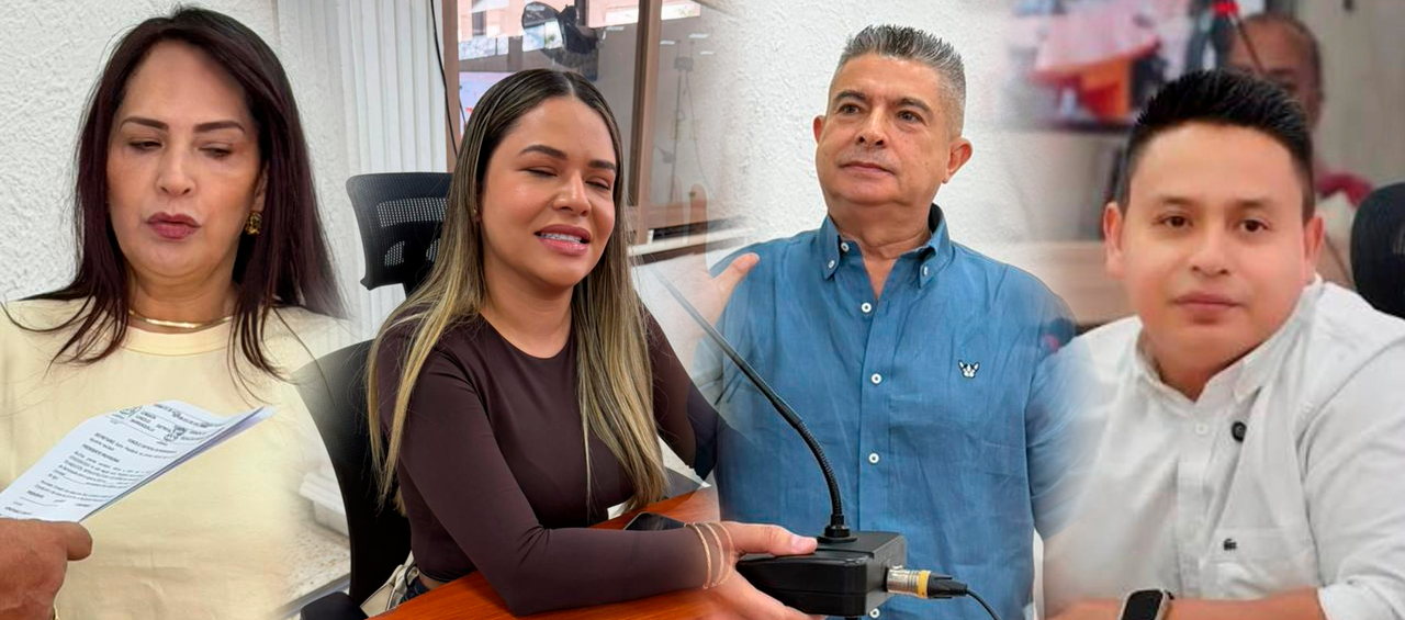 Maria Auxiliadora Henriquez, Cinthya Pérez, Juan José Vergara , Andrés Ballesteros 