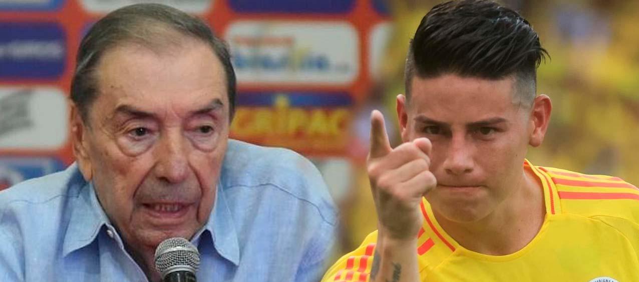 Fuad Char y James Rodríguez.