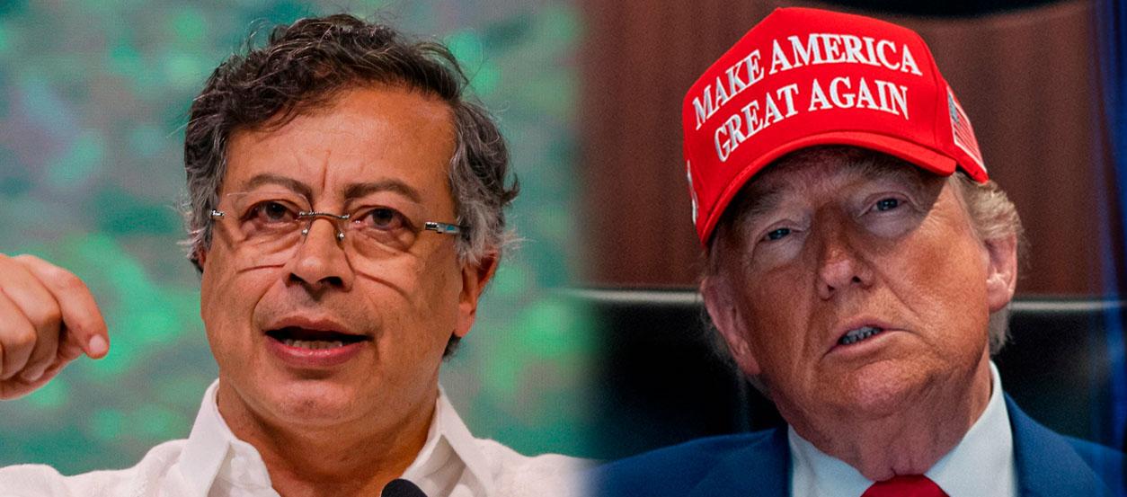 Gustavo Petro -  Donald Trump.