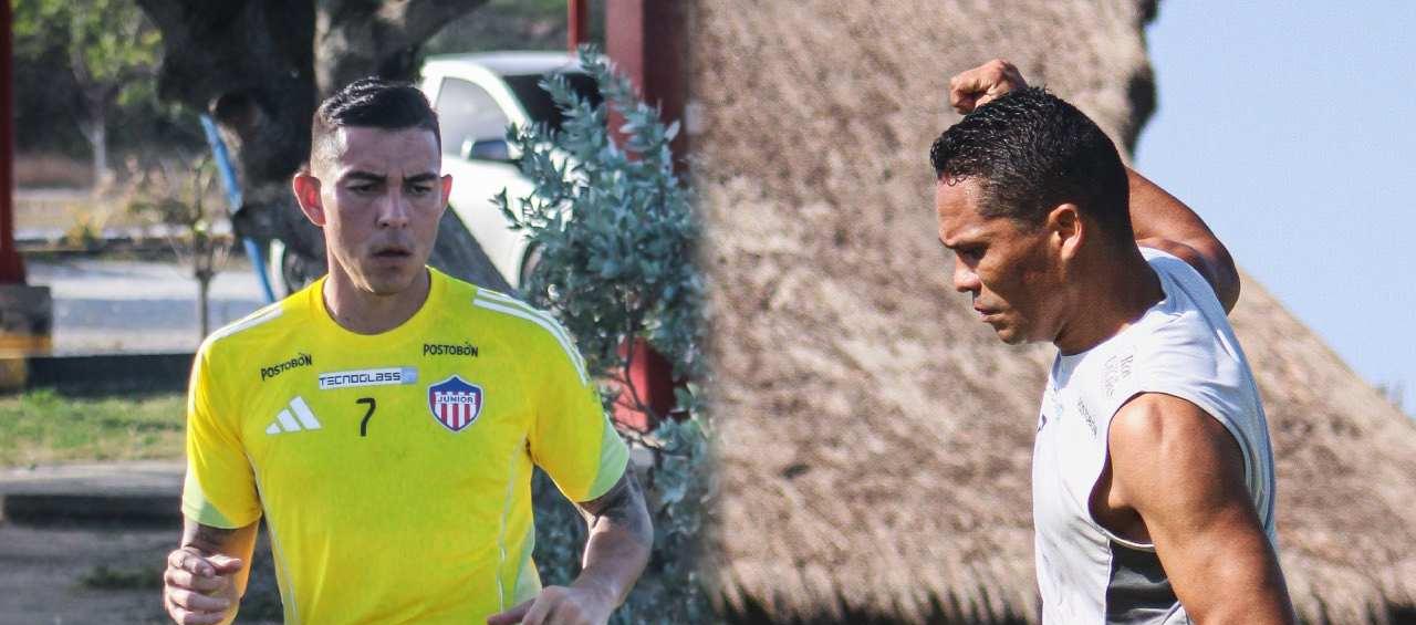 Harold Rivera y Carlos Bacca.