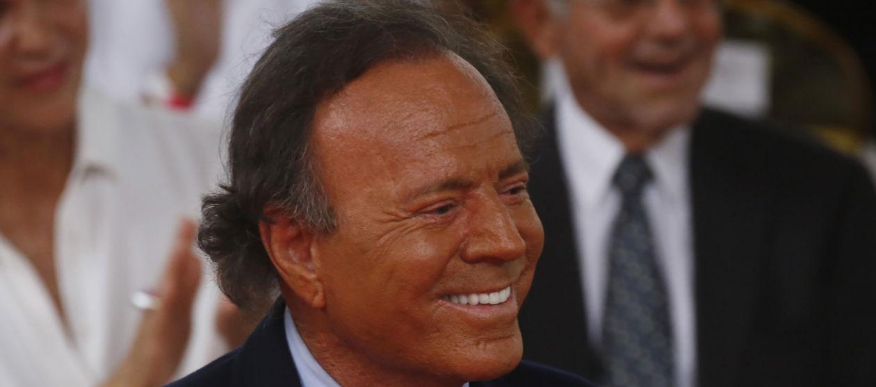 El cantante Julio Iglesias.