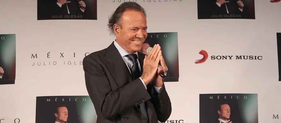 El cantante español Julio Iglesias.