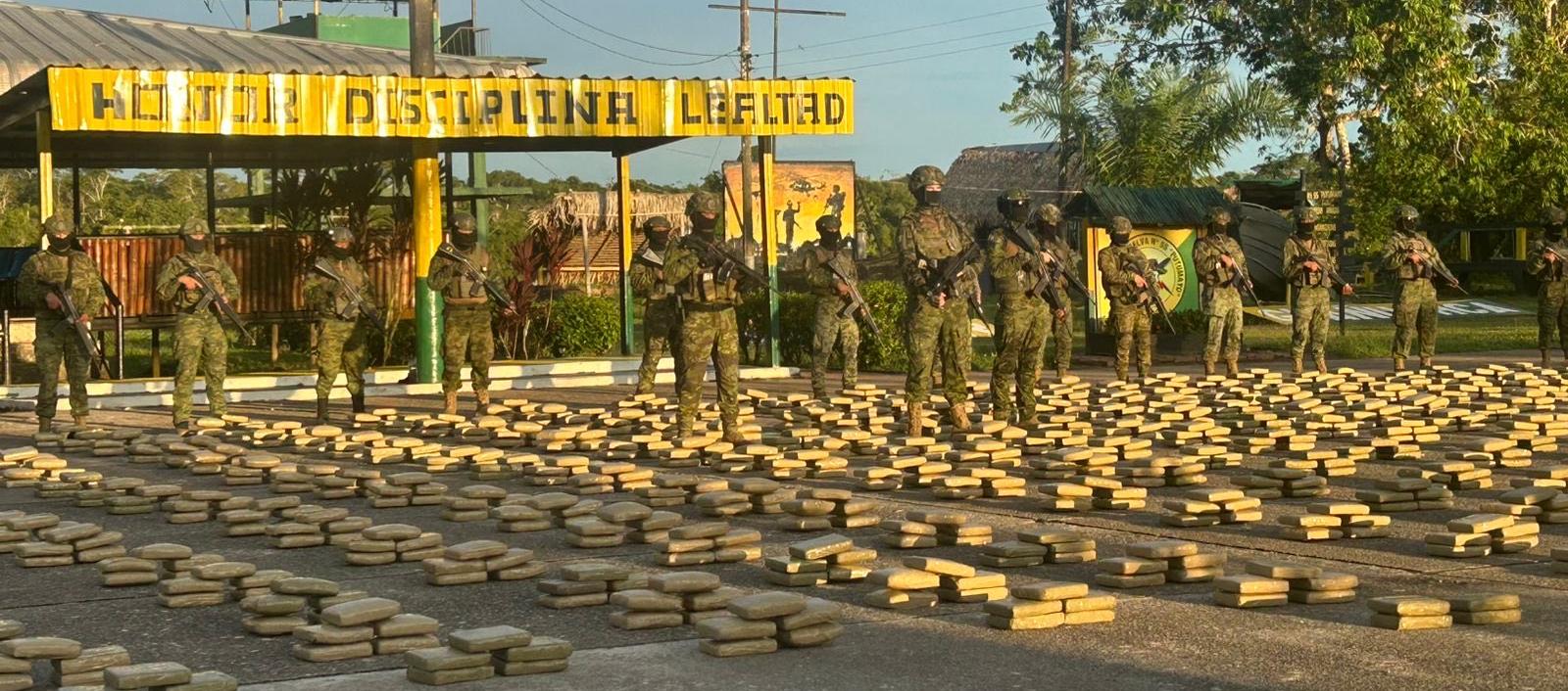 Marihuana incautada. 