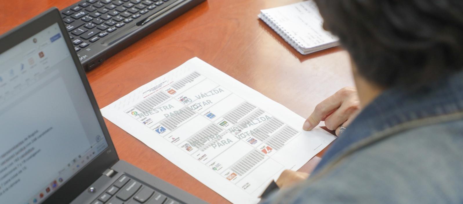 Inscripción de candidatos.