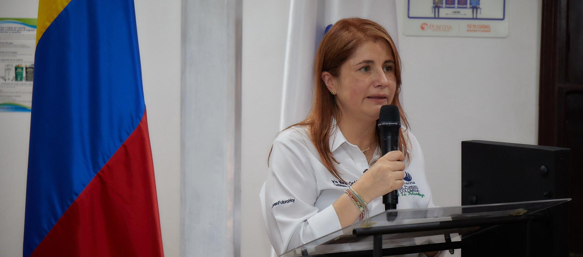 Iris Marín Ortiz, defensora del Pueblo.