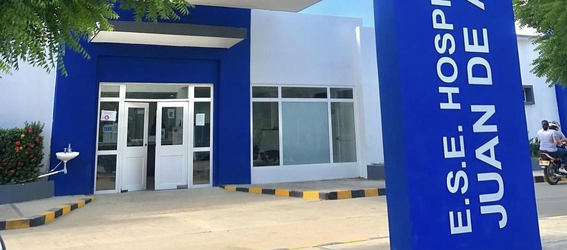 El hombre herido en el ataque a bala fue llevado al Hospital de Juan de Acosta. 