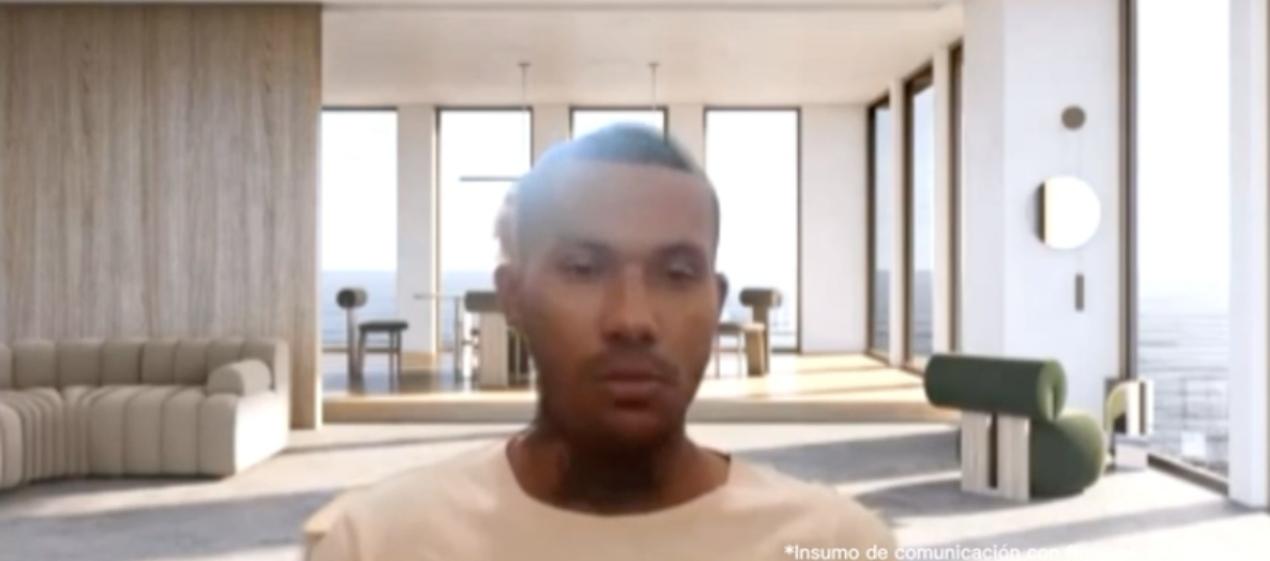 Luis Felipe Mejía Montero en audiencias concentradas. 