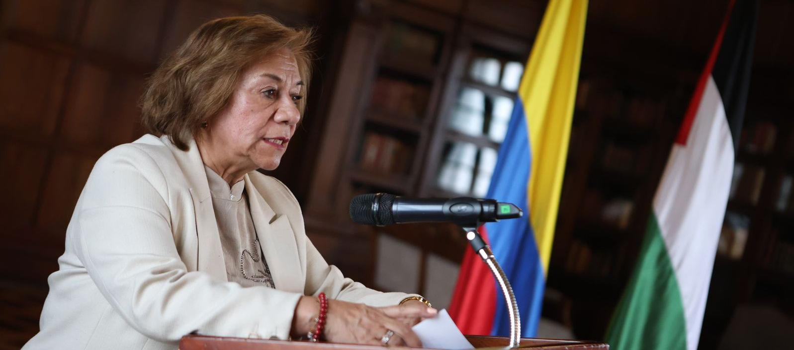 La canciller Rosa Villavicencio.