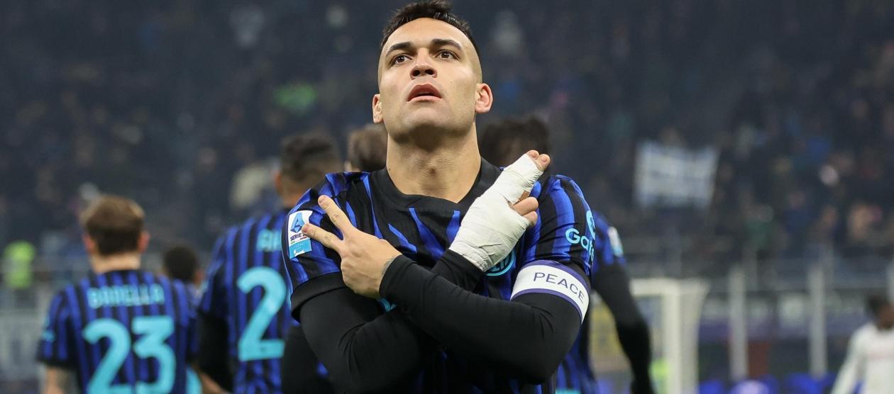 El jugador del FC Inter, Lautaro Martínez.