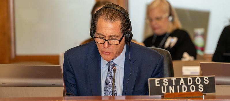 El embajador estadounidense Leandro Rizzuto.