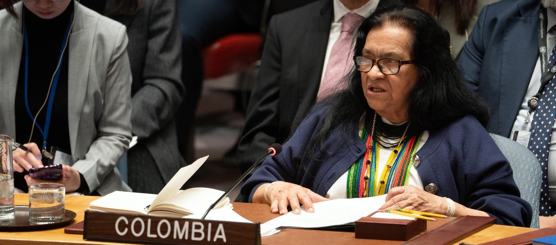 Leonor Zalabata, representante permanente de Colombia en las Naciones Unidas.