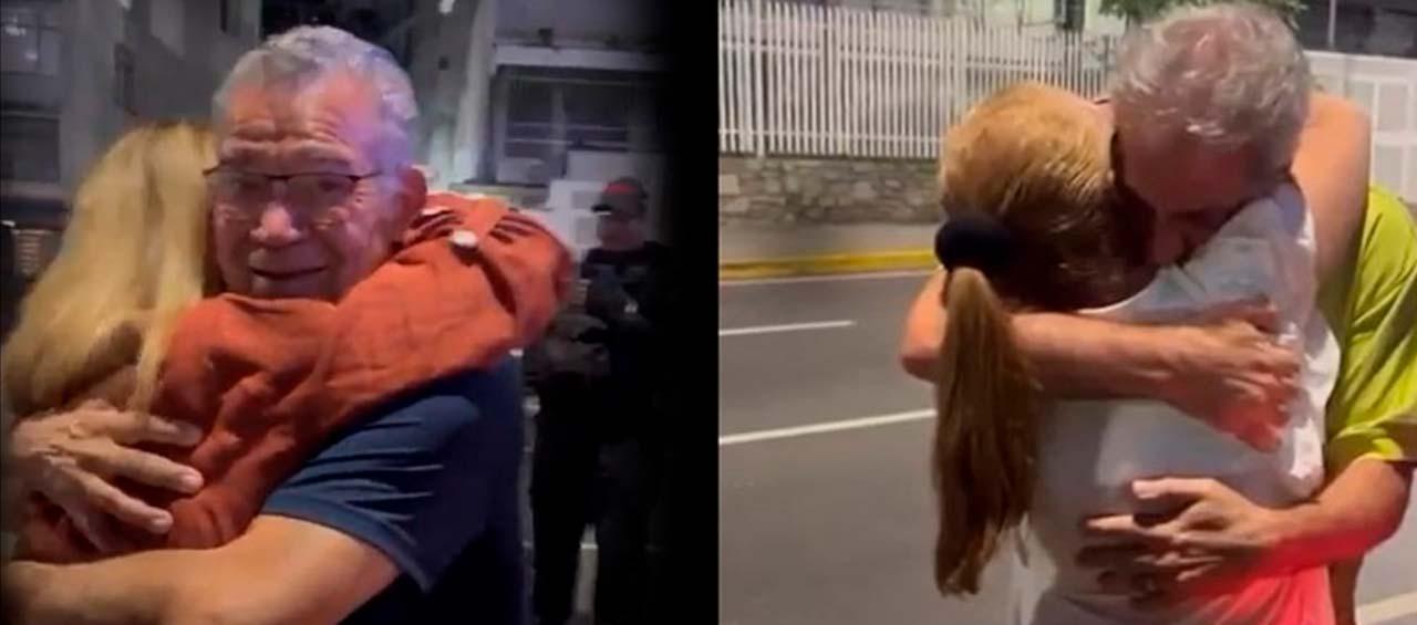 El excandidato Enrique Márquez y el dirigente Biagio Pilieri.