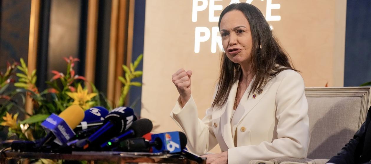 La líder opositora venezolana María Corina Machado.