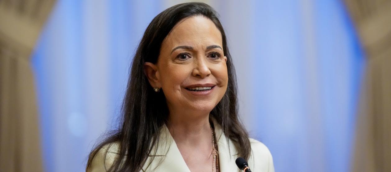 La líder opositora venezolana, María Corina Machado.