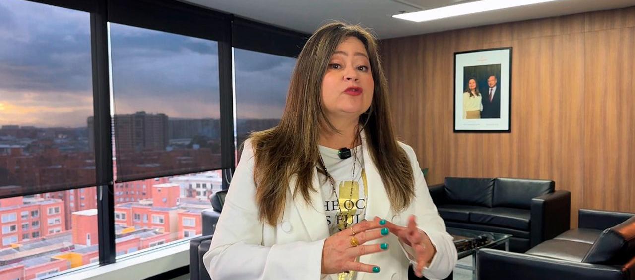 María Fernanda Rojas, ministra de Transporte.