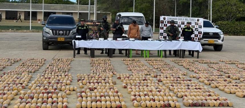 Incautación de marihuana. 