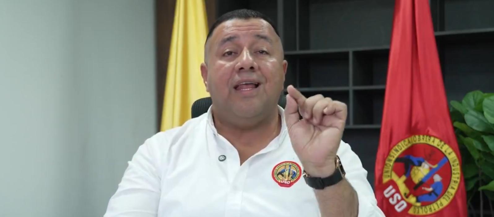 Martín Ravelo, presidente de la Unión Sindical Obrera (USO).