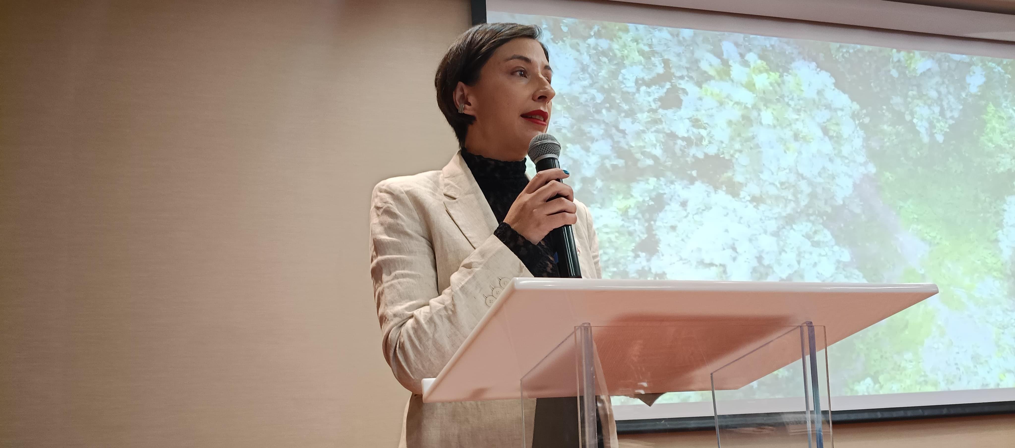 Martha Carvajalino, ministra de Agricultura.