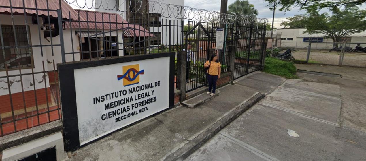 Dependencia de Medicina Legal Seccional Meta, en Villavicencio. 
