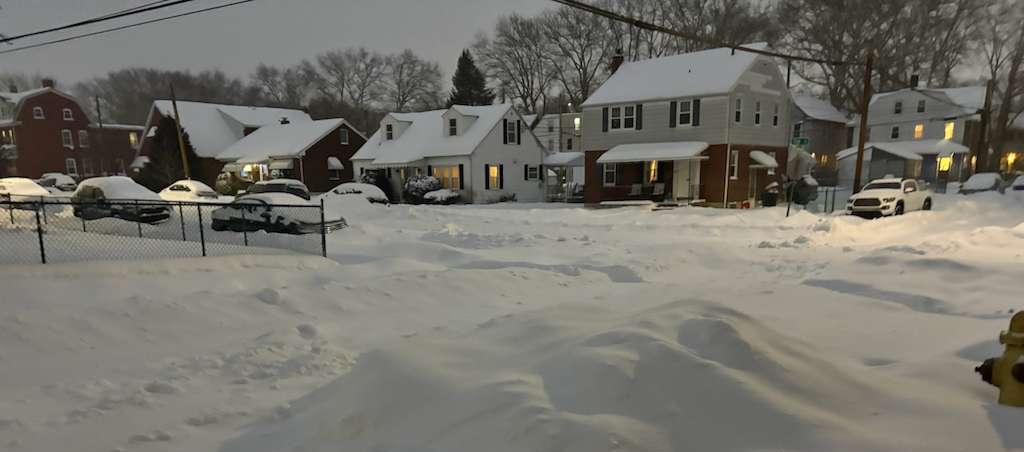 Nieve en Pensilvania.