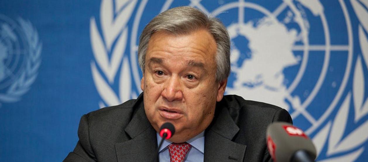 El secretario general de la ONU, António Guterres. 