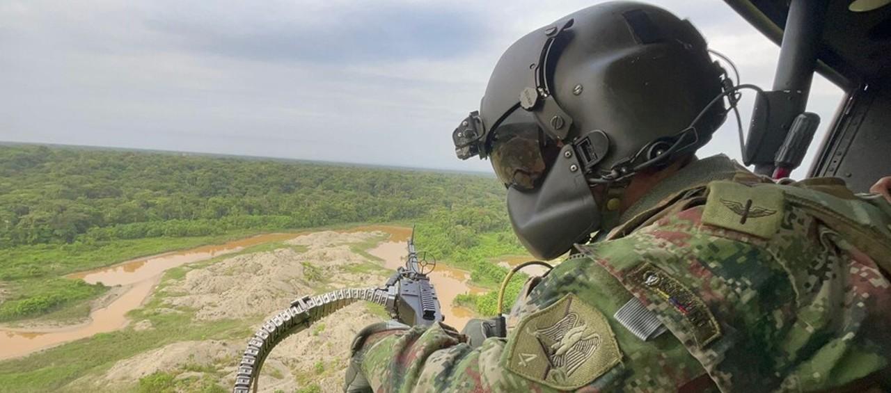 El operativo fue realizado por las Fuerzas Militares. 