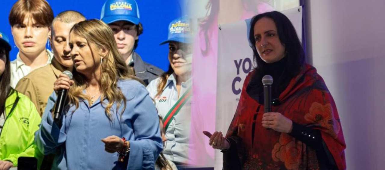 Paloma Valencia y María Fernanda Cabal.