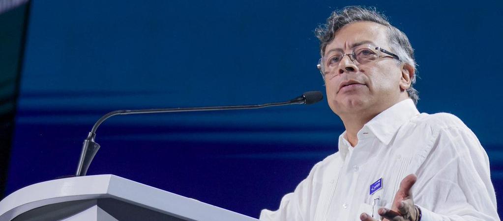 El Presidente de Colombia, Gustavo Petro.