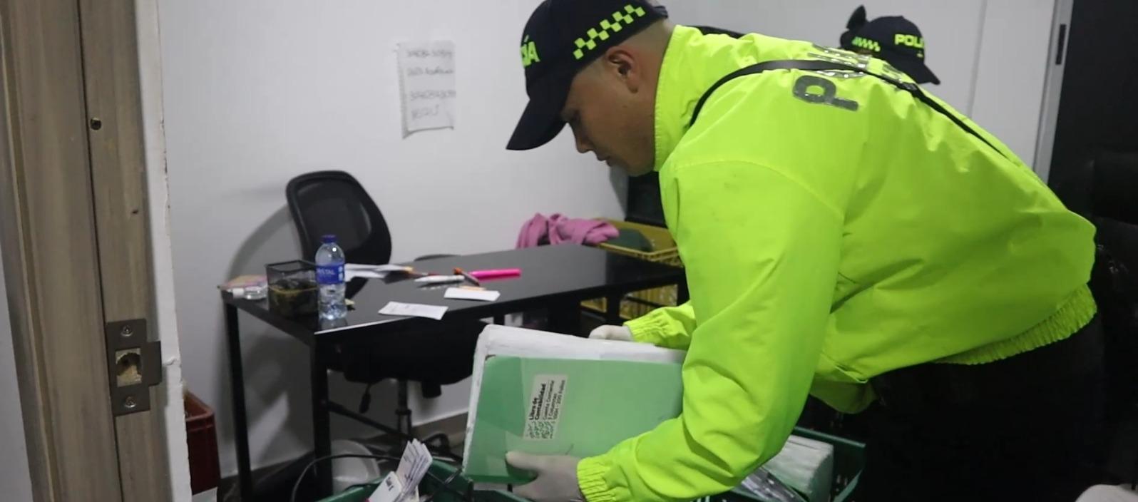 Operativo de la Policía. 