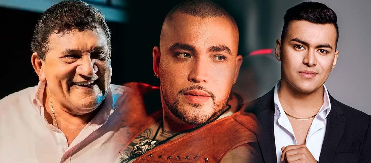 Poncho Zuleta, Jessi Uribe y Yeison Jiménez.