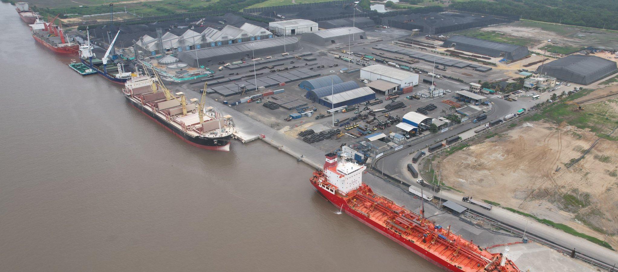 Imagen del Puerto de Barranquilla.