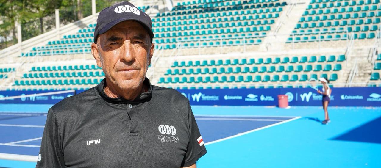Raúl Gómez, director técnico de la Liga de Tenis del Atlántico.
