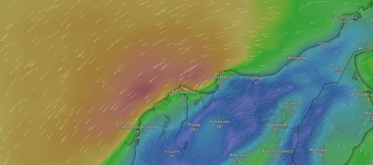Las rachas de viento se intensificarán en la madrugada de este miércoles 21 de enero. 