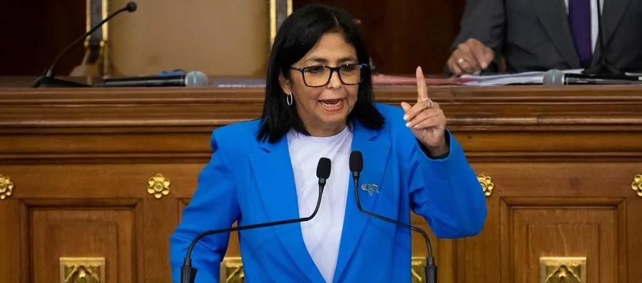 La presidenta encargada de Venezuela, Delcy Rodríguez.