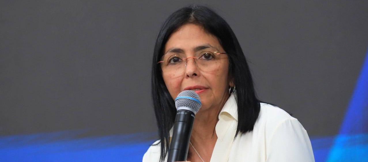 La presidenta encargada de Venezuela, Delcy Rodríguez.