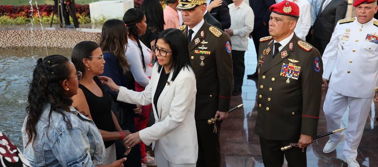 La presidenta encargada de Venezuela, Delcy Rodríguez.