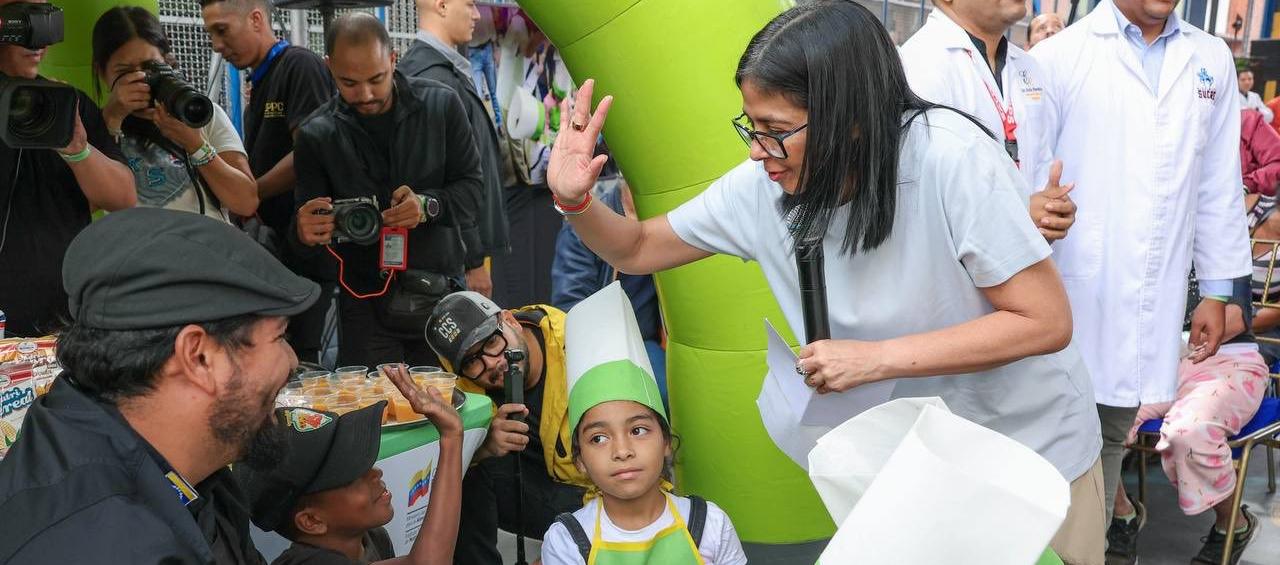 La presidenta encargada de Venezuela, Delcy Rodríguez.